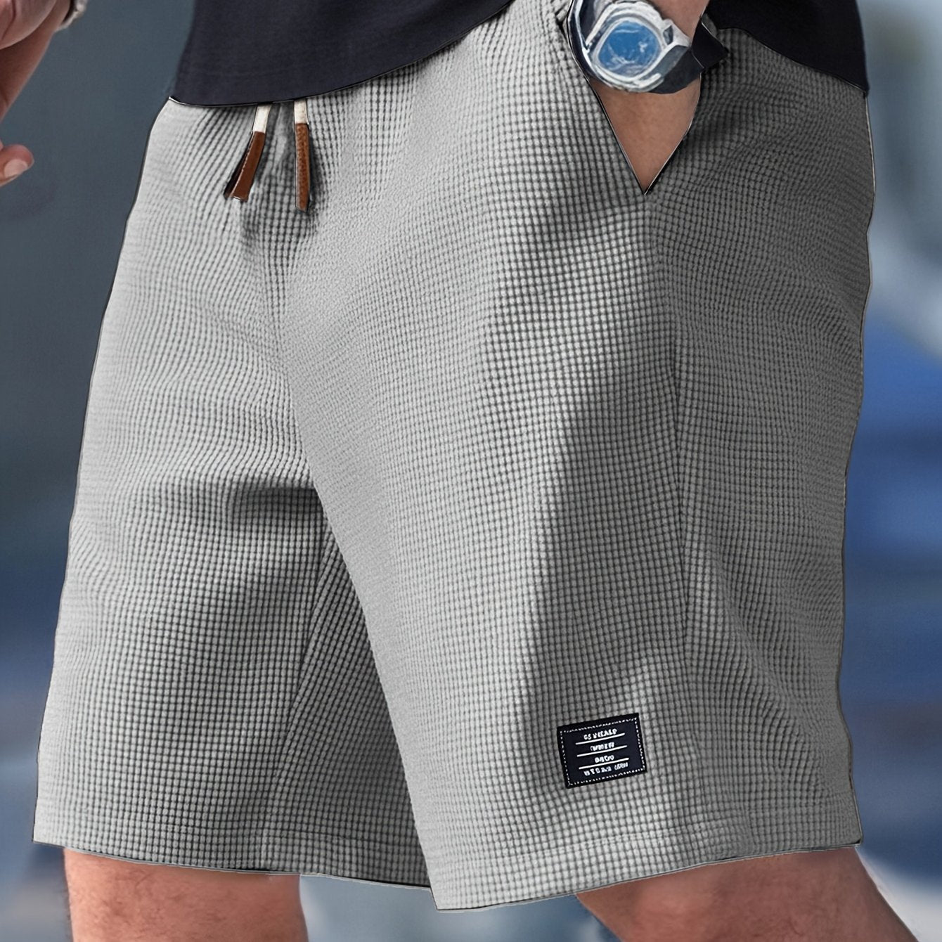 Eugene | Luvince Waffle-Knit Summer Shorts