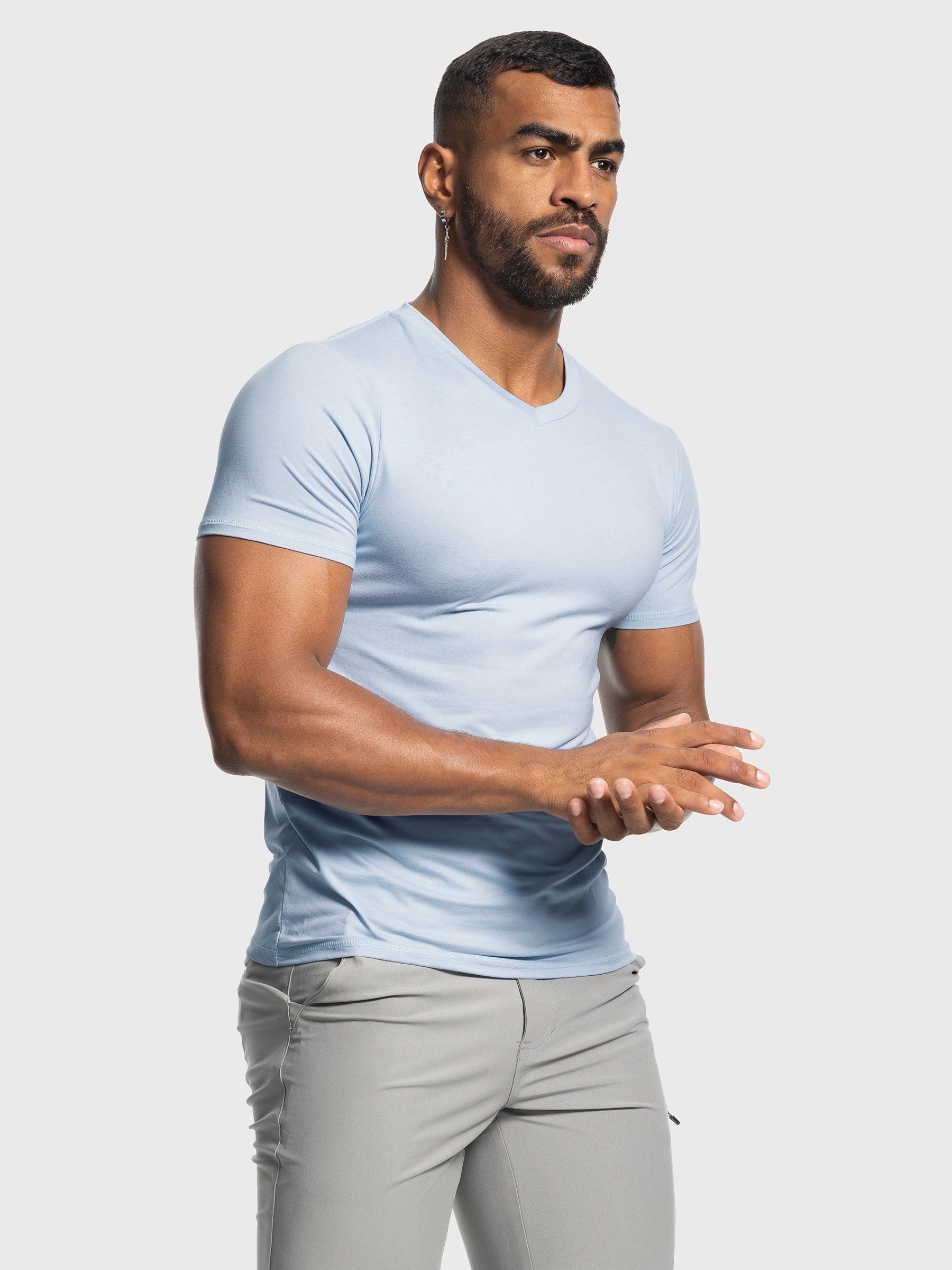 Clark Stretch V-neck t-shirt
