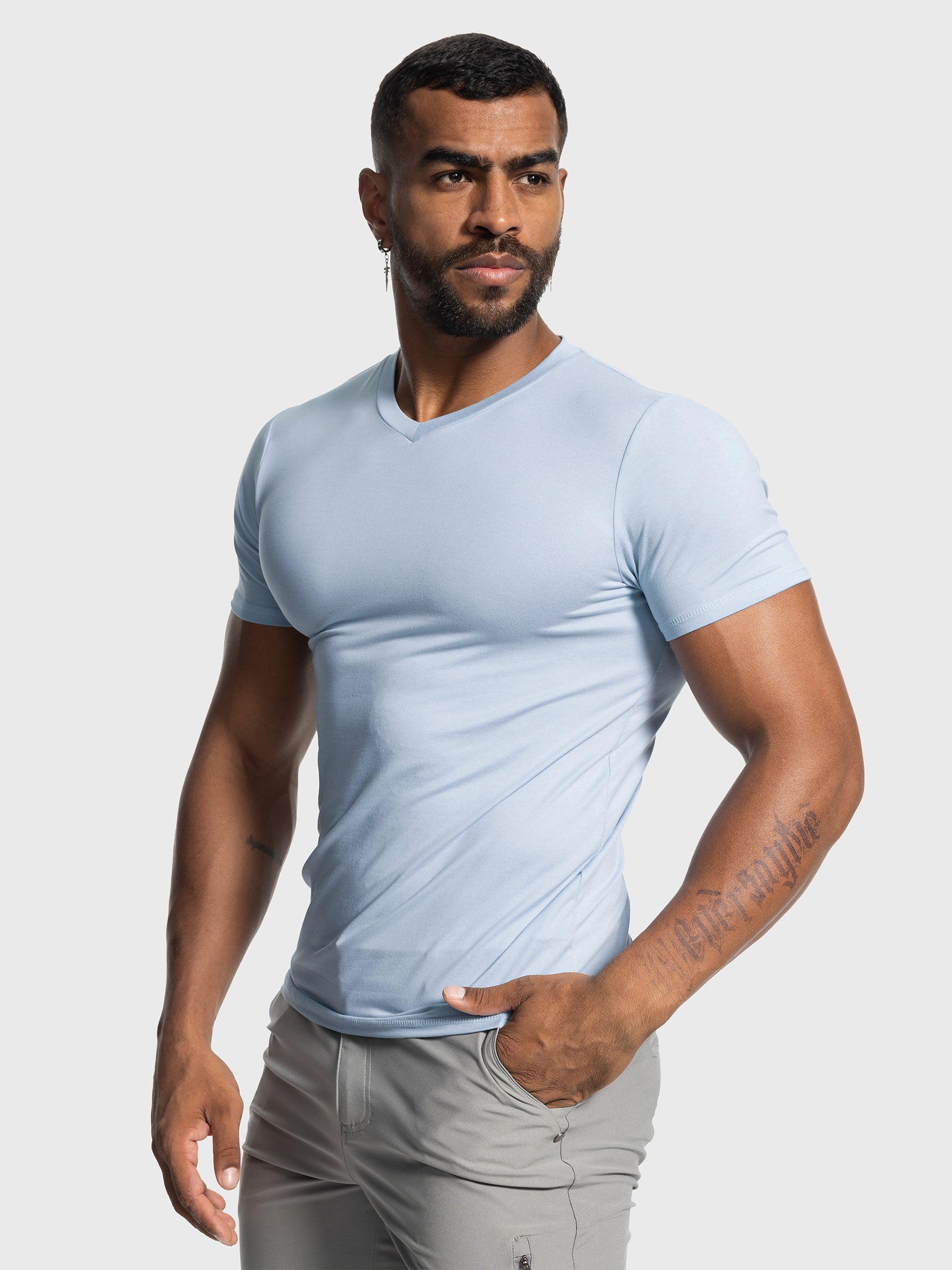 Clark Stretch V-neck t-shirt