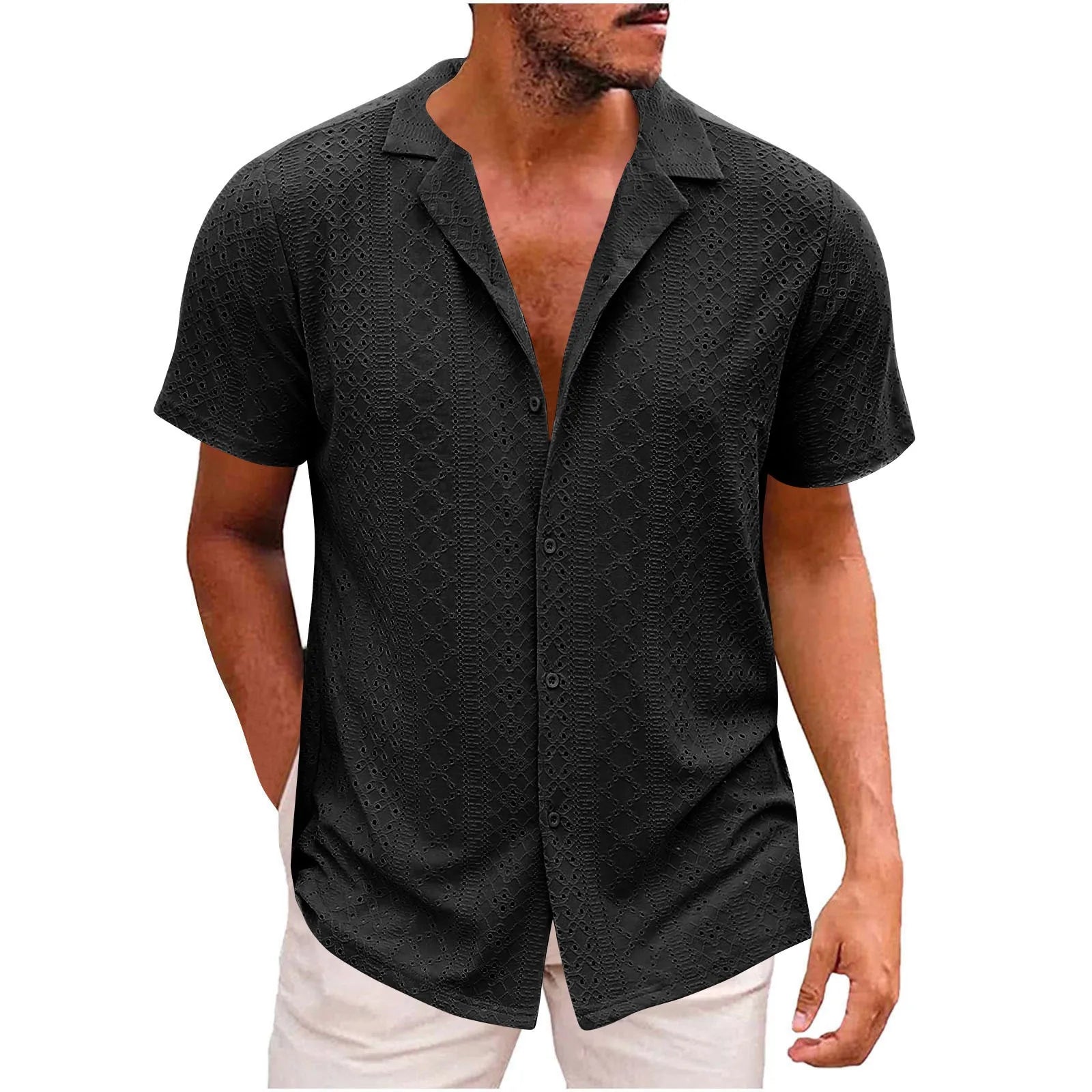 Vittore™ | Cut-Out Lace Shirt