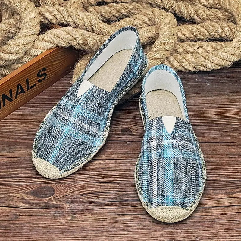 Luvince | Slip-On Hemp Flat Shoes