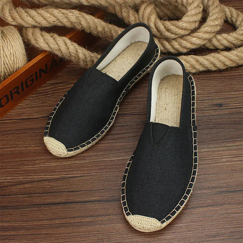 Luvince | Slip-On Hemp Flat Shoes