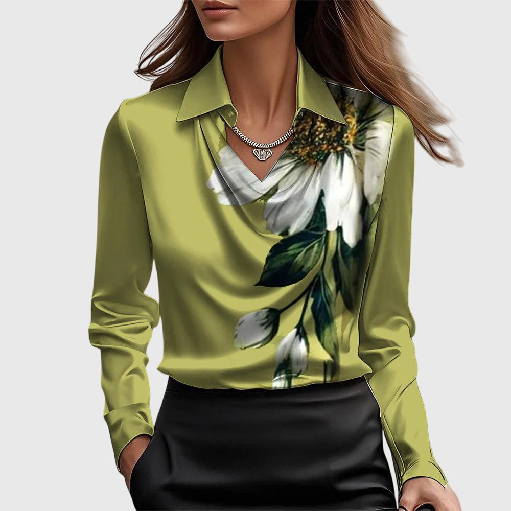 Brooklyn – Elegant Satin-Look Blouse