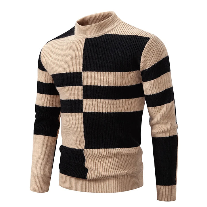 Jasper™ | Colorblock High-Neck Sweater