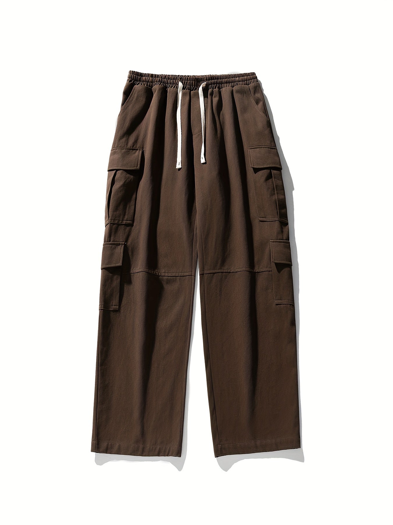 Terra™️ - 100% Cotton Drawstring Cargo Pants with Multi-Pockets for Men, Perfect for Spring & Autumn Outdoor Activities