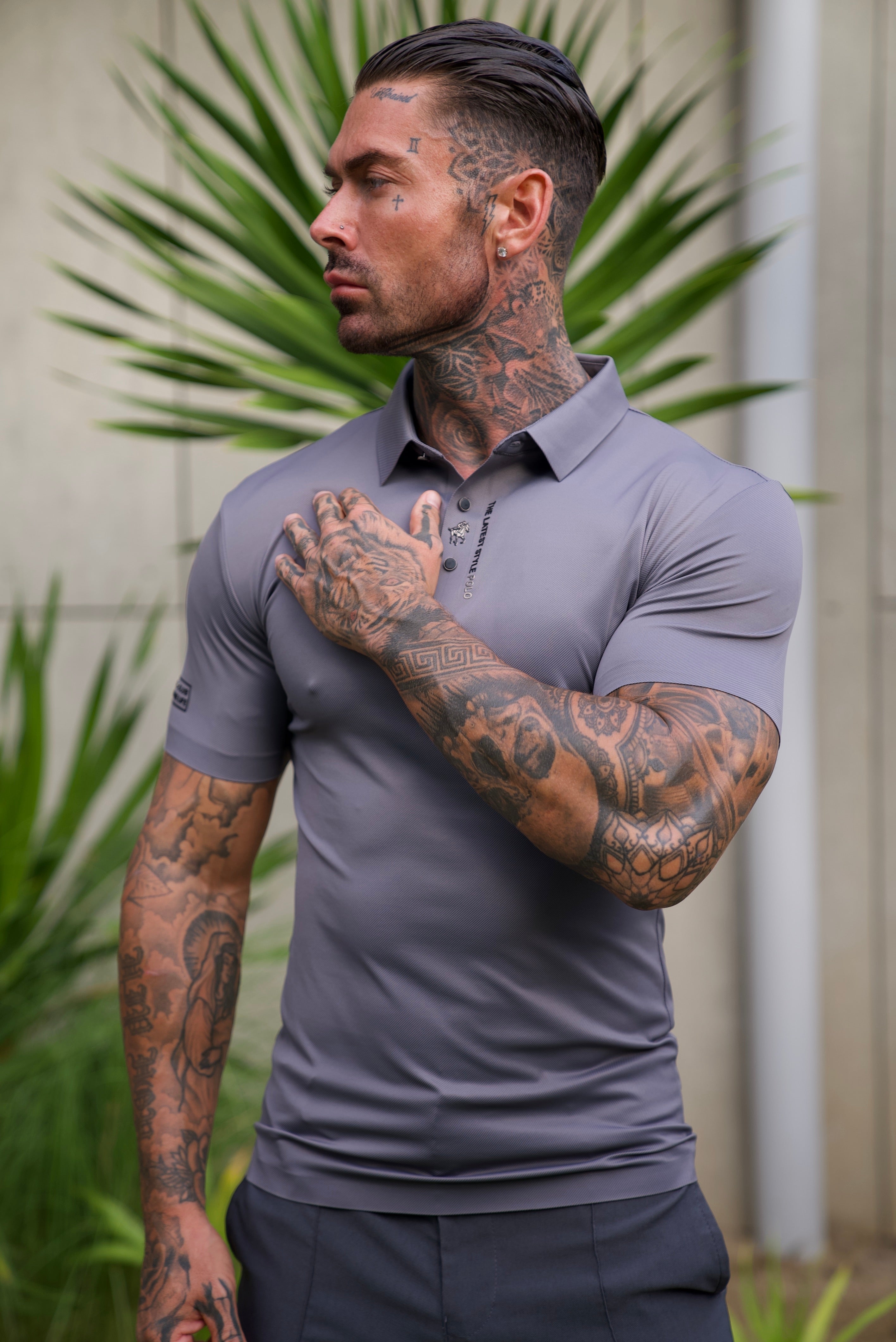 Vesper|  Wrinkle-Free Muscle Fit Polo Shirt