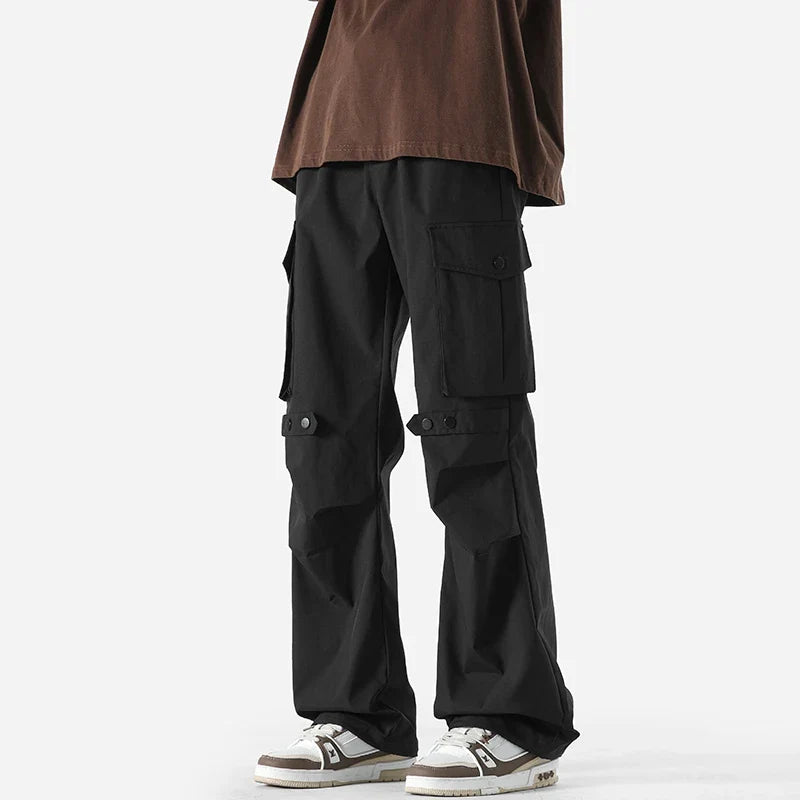 Aero™️ - Lightweight Waterproof Cargo Pants with Side Pockets for Men, Baggy Straight-Leg Hip-Hop Style