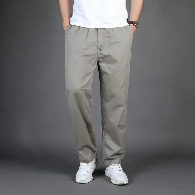 rek™️ - Classic Outdoor Cargo Pants with Elastic Waist and Multi-Pockets