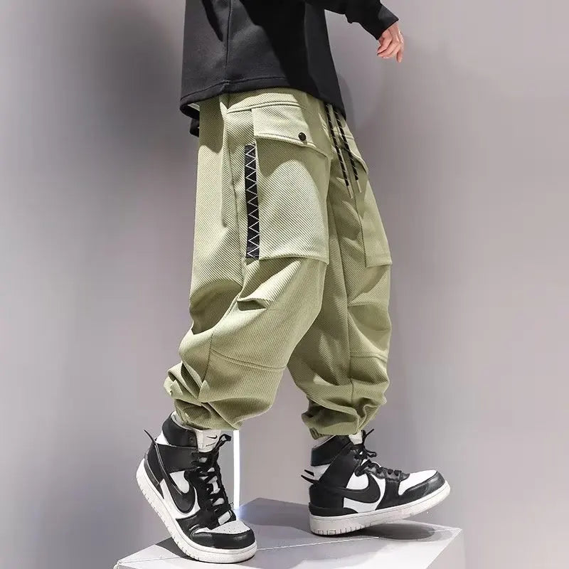 Jett™️ - Oversized Korean Streetwear Cargo Joggers