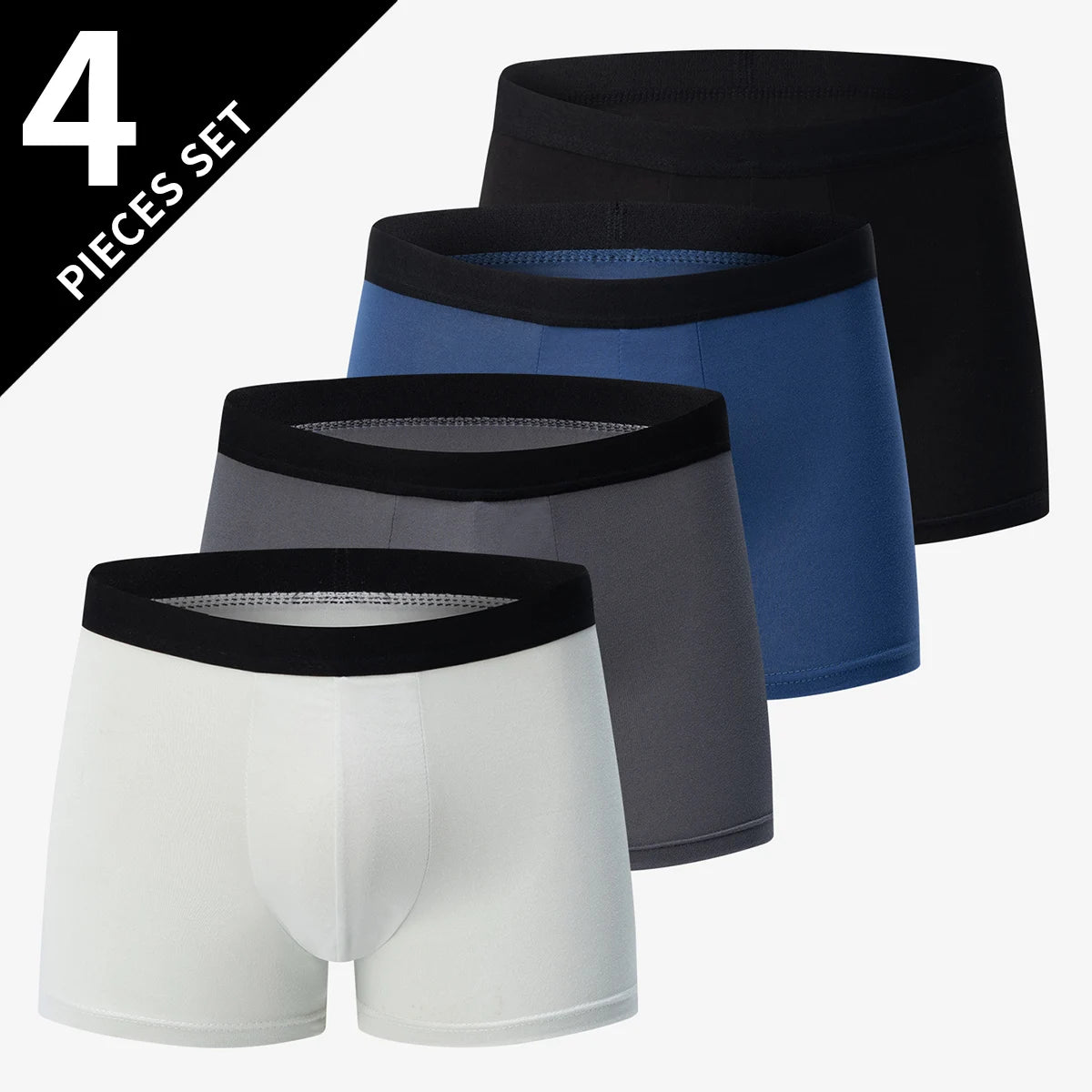 LUVINCE | 4-piece Premium Breathable Crotch Boxers