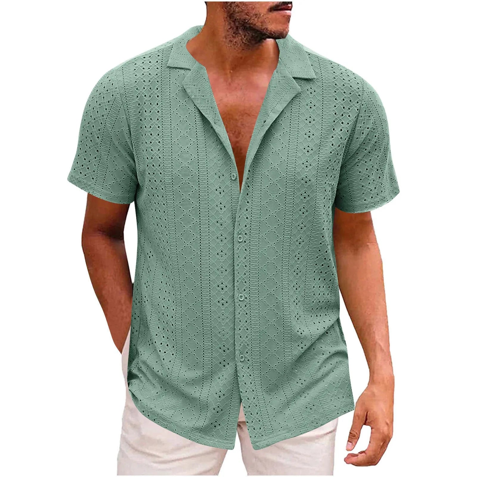 Vittore™ | Cut-Out Lace Shirt