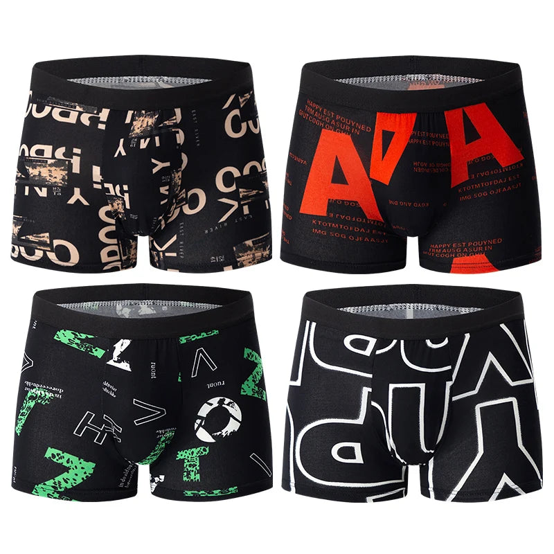 LUVINCE | 4-piece Premium Breathable Crotch Boxers