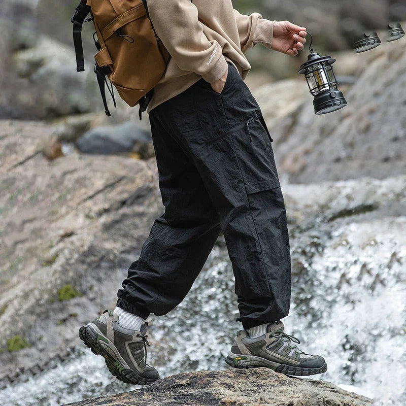 Ethan - 2024 Waterproof Nylon Cargo Pants with Multi-Pockets