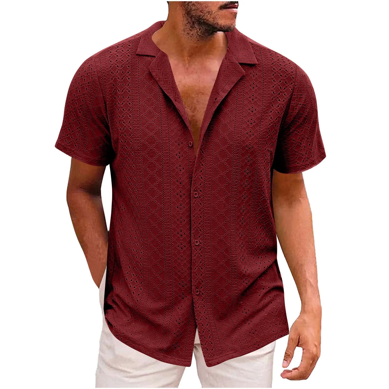 Vittore™ | Cut-Out Lace Shirt