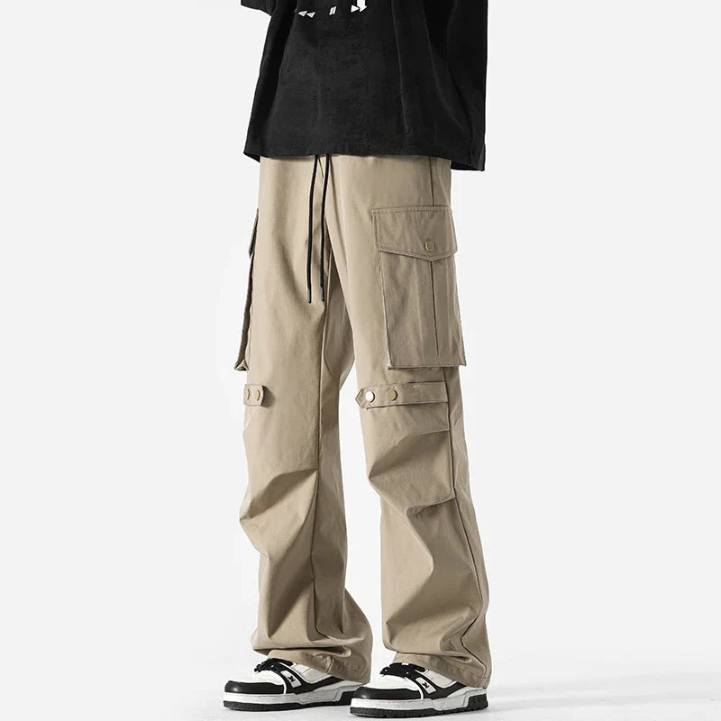 Aero™️ - Lightweight Waterproof Cargo Pants with Side Pockets for Men, Baggy Straight-Leg Hip-Hop Style