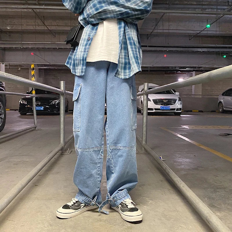 Axel™️ - Wide-Leg Baggy Denim Jeans for Men with Hiphop Style