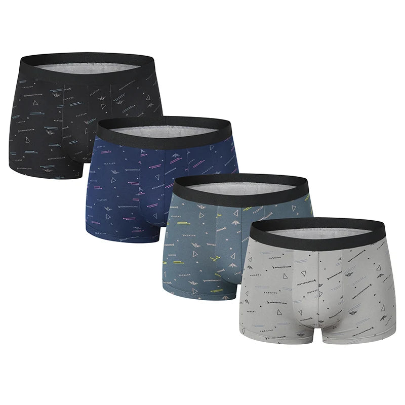 LUVINCE | 4-piece Premium Breathable Crotch Boxers
