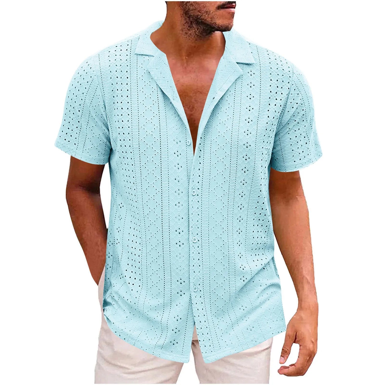 Vittore™ | Cut-Out Lace Shirt