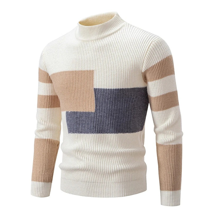 Jasper™ | Colorblock High-Neck Sweater