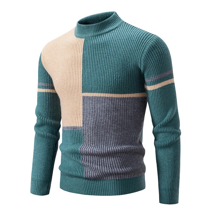 Jasper™ | Colorblock High-Neck Sweater