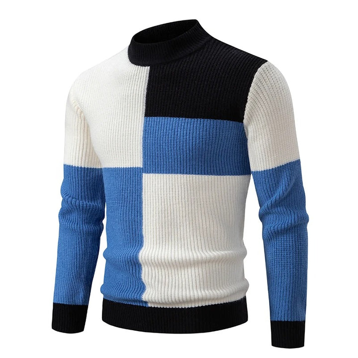 Jasper™ | Colorblock High-Neck Sweater