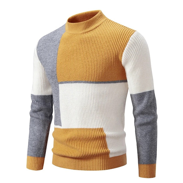 Jasper™ | Colorblock High-Neck Sweater