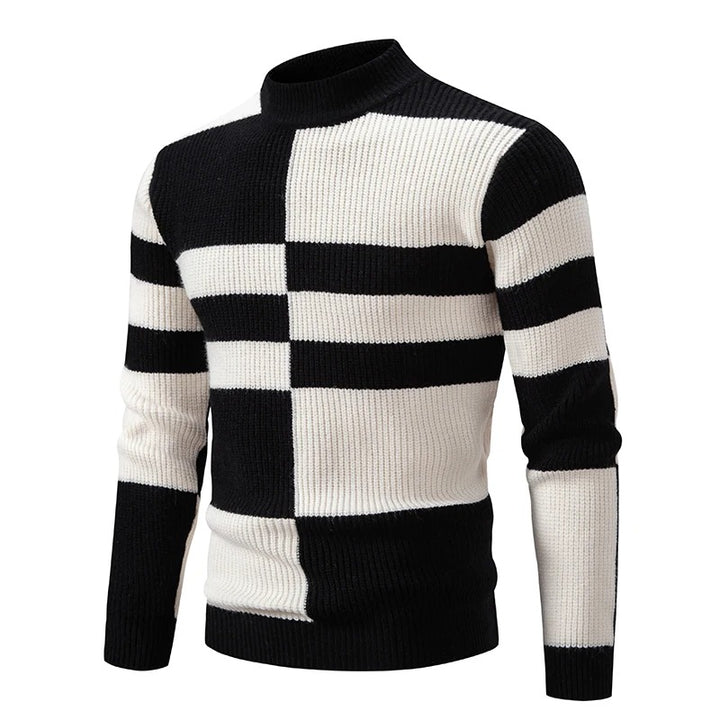 Jasper™ | Colorblock High-Neck Sweater