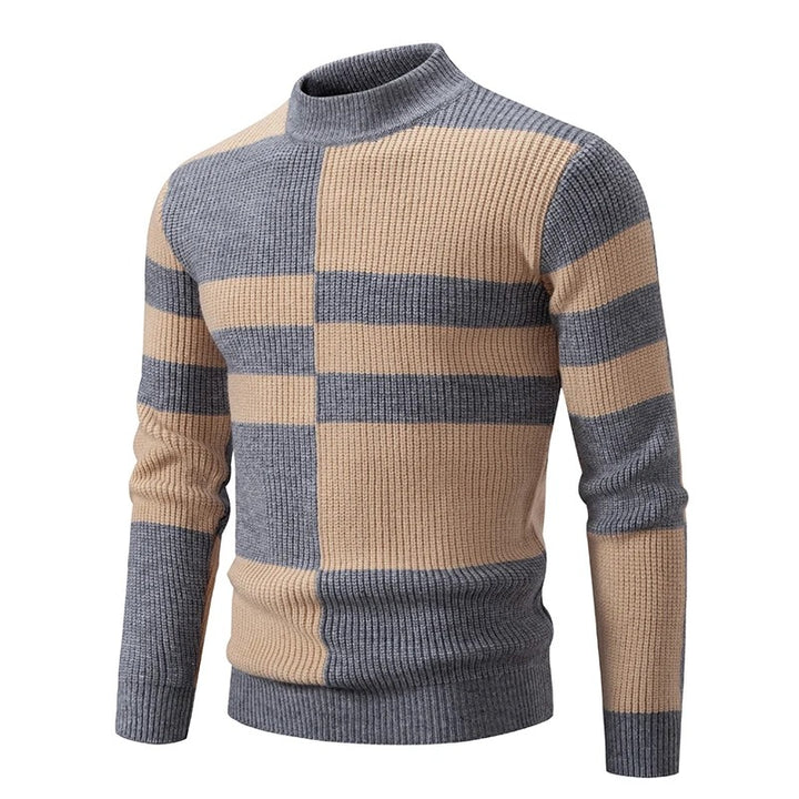 Jasper™ | Colorblock High-Neck Sweater